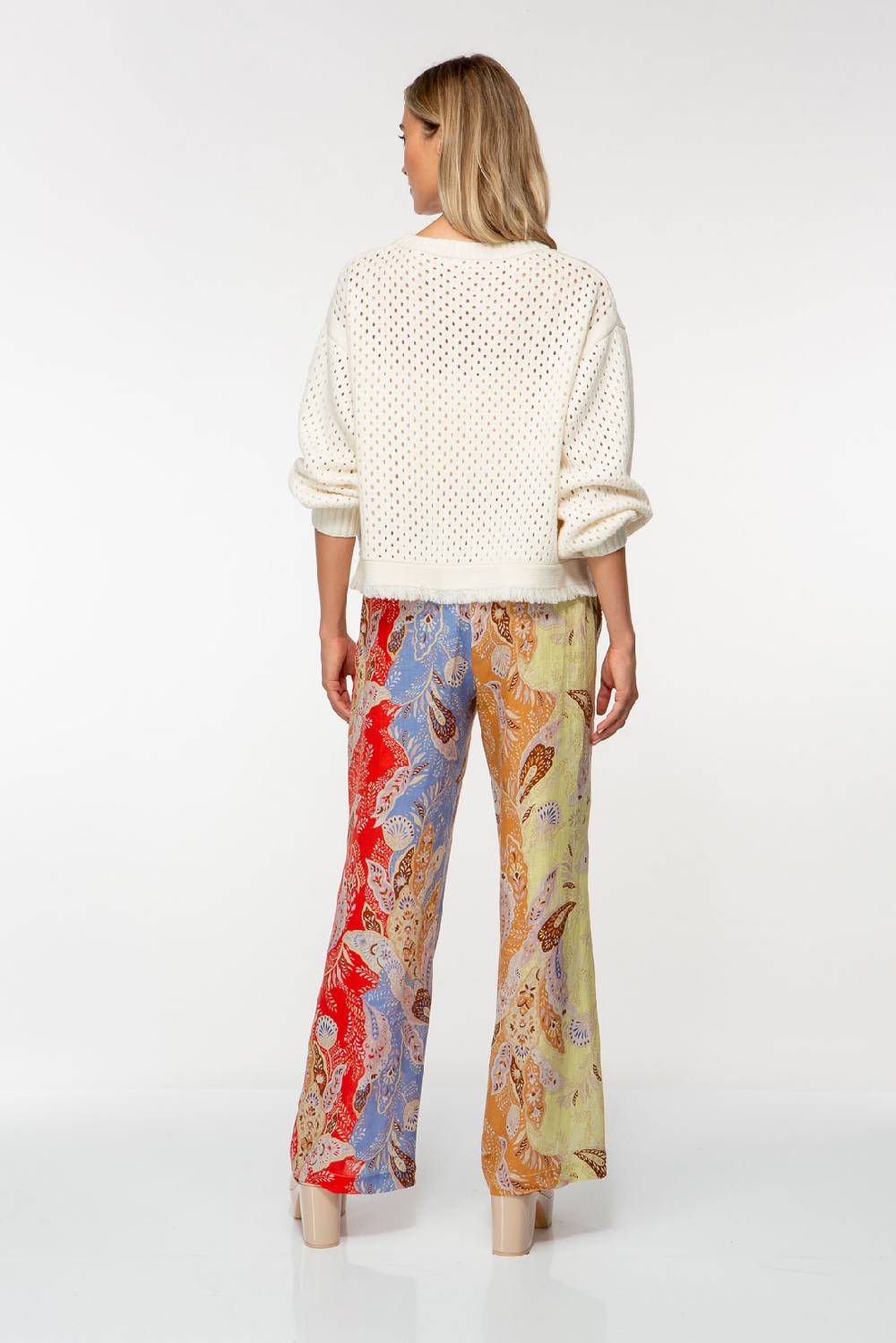 IVI GmbH AMBER Leinenhose Multicolor