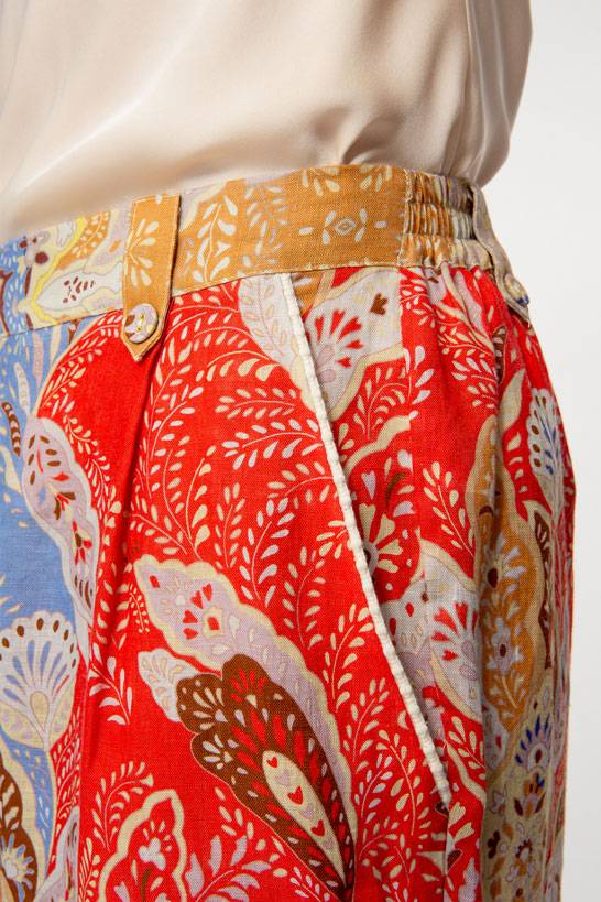 IVI GmbH AMBER Leinenhose Multicolor