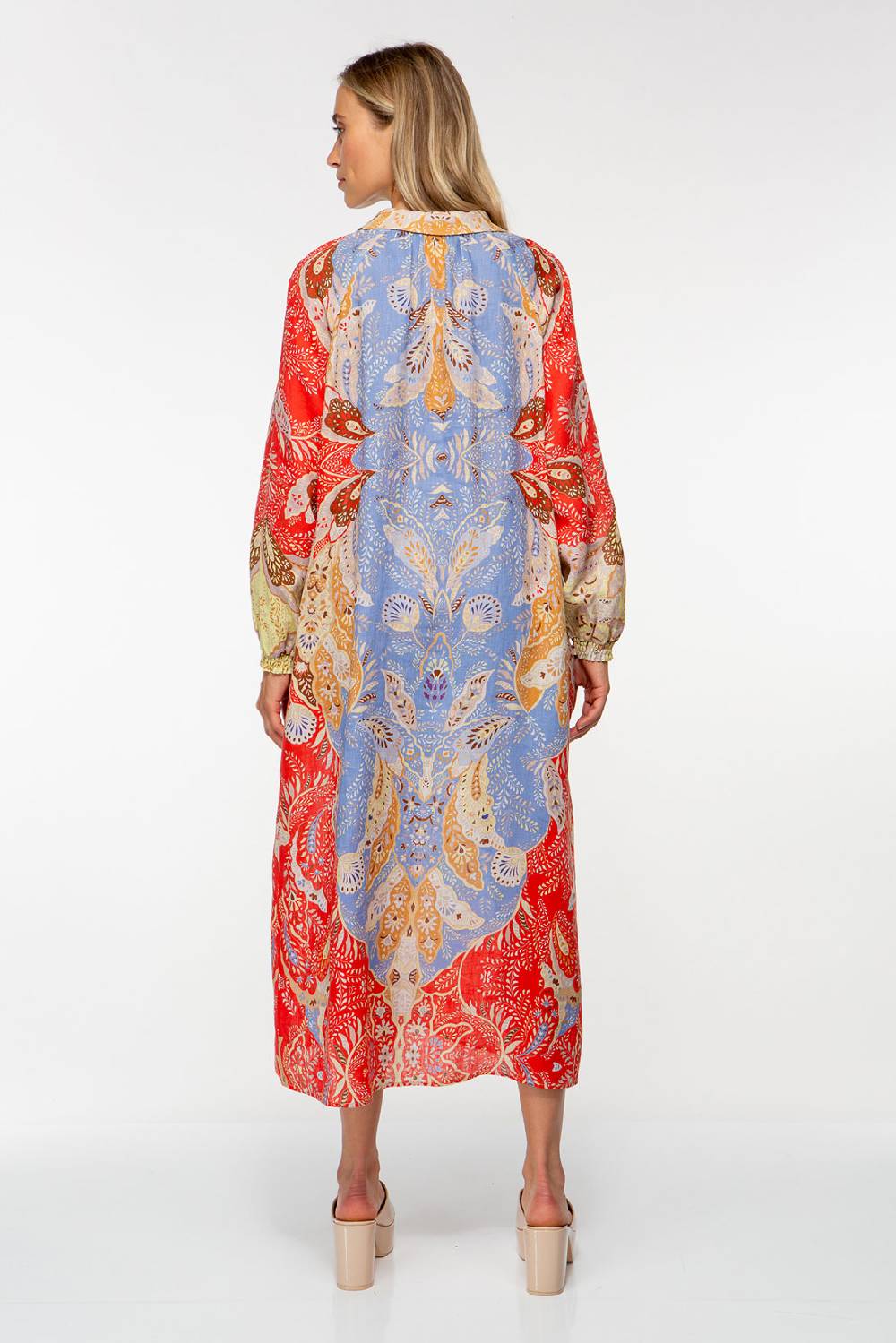 IVI GmbH AMBER Leinenkleid Multicolor