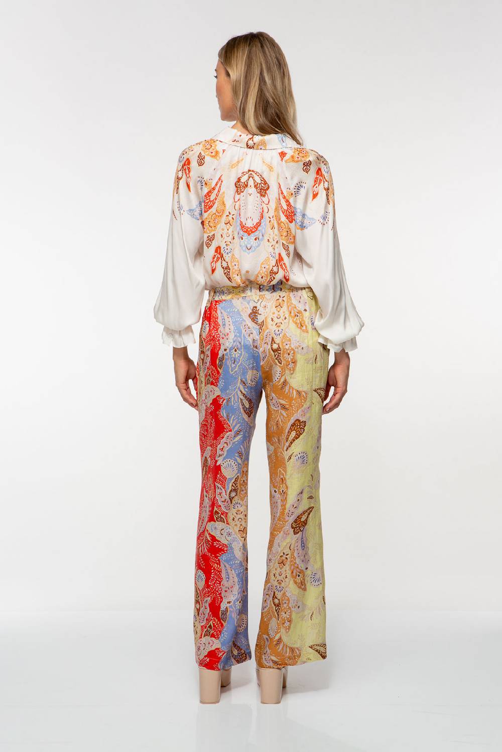 IVI GmbH AMBER Seidenbluse Mit Platziertem Print