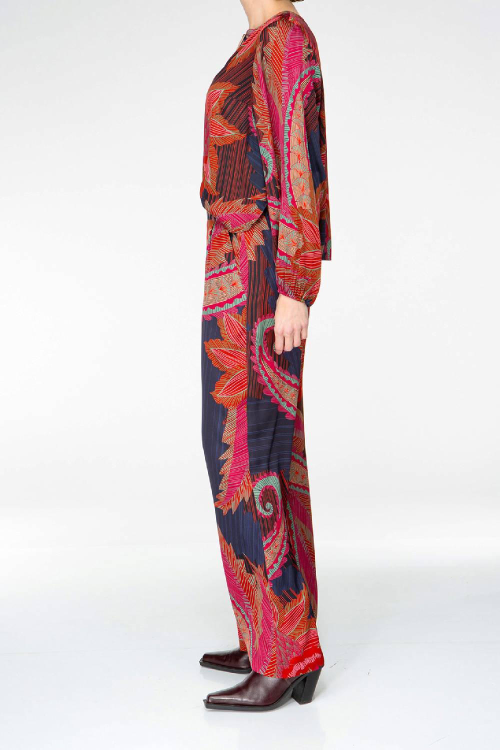 IVI GmbH ARTICHAUT Seidenhose Mit Weitem Bein