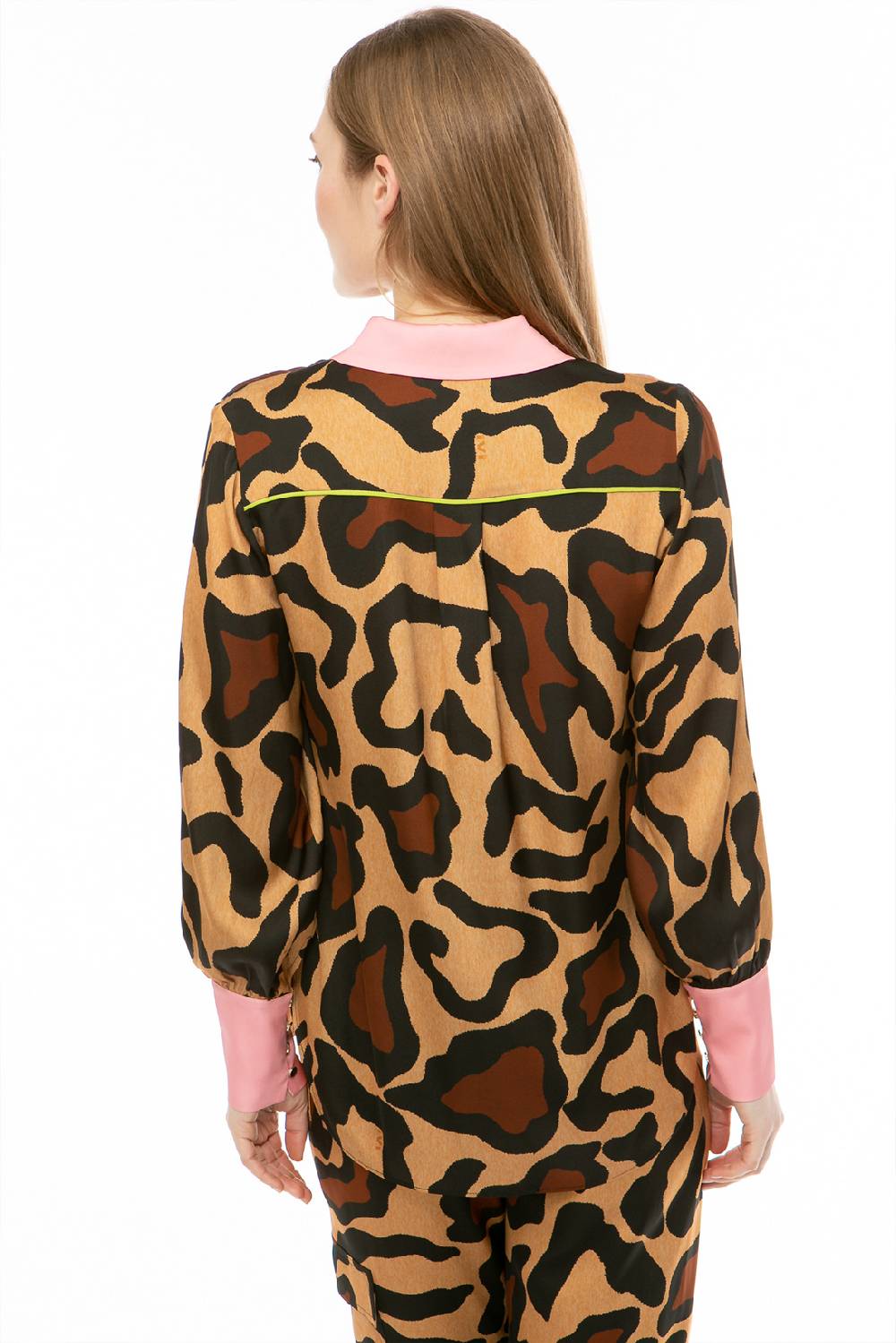 IVI GmbH BIG LEO Hemdbluse Braun