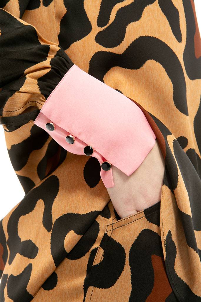 IVI GmbH BIG LEO Hemdbluse Braun