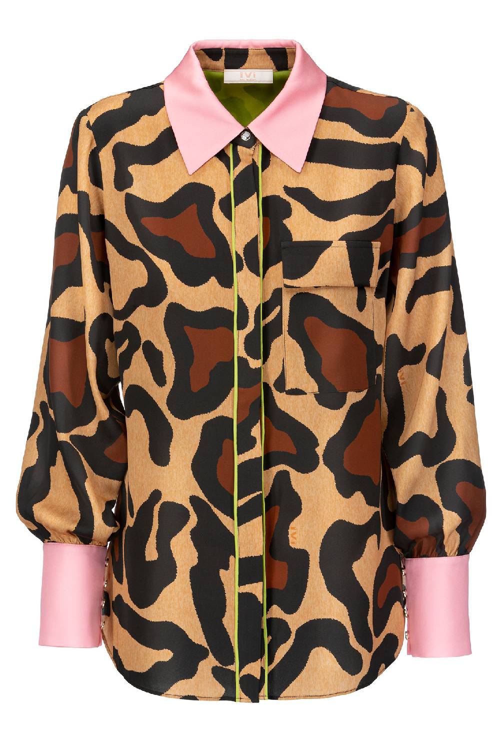 IVI GmbH BIG LEO Hemdbluse braun