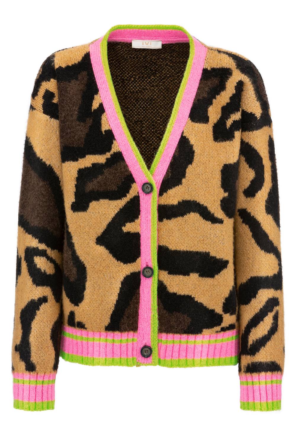 IVI GmbH BIG LEO Strickjacke braun