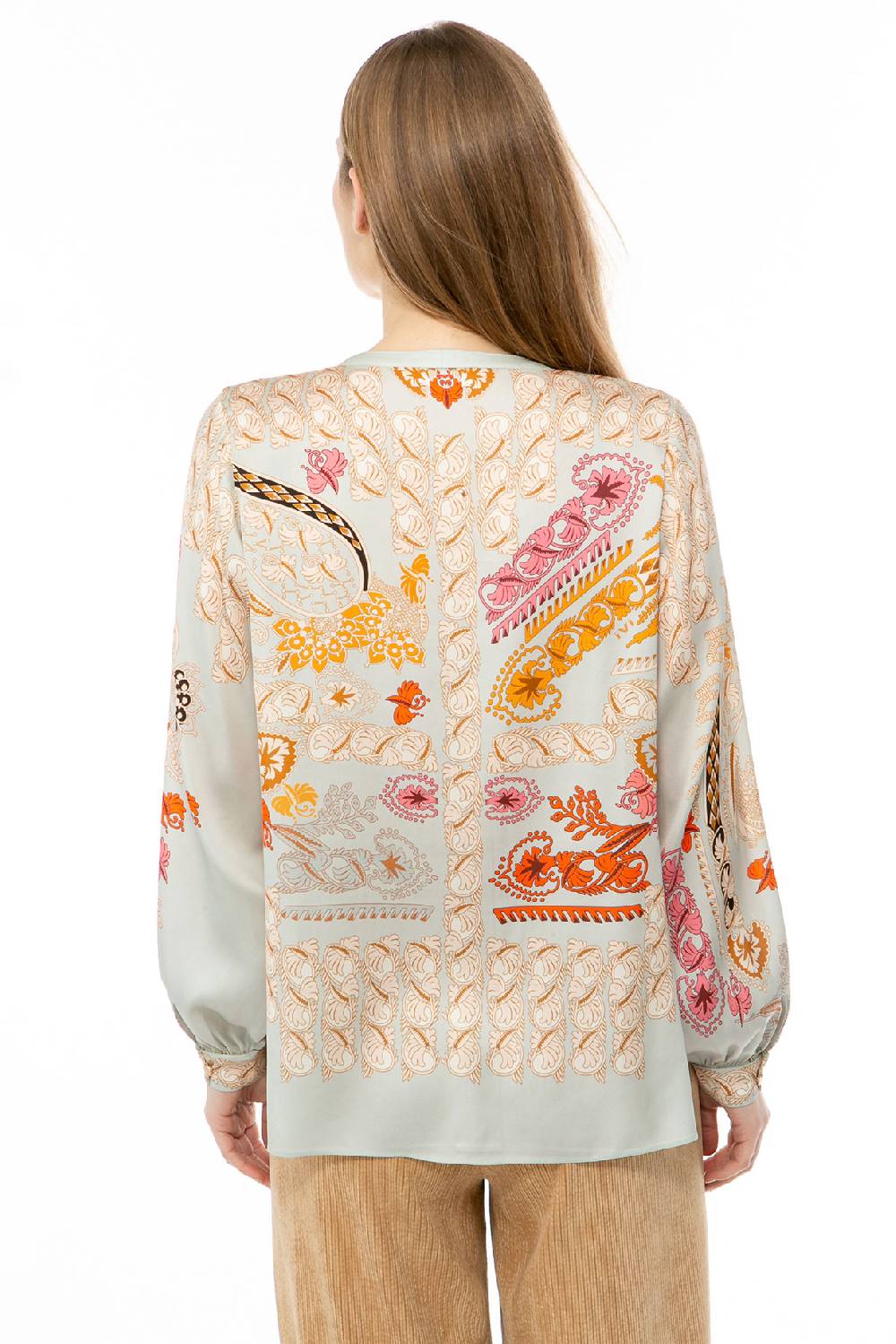 IVI GmbH BROCATE Bluse Bleue