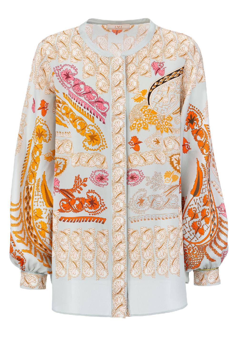 IVI GmbH BROCATE Bluse bleue