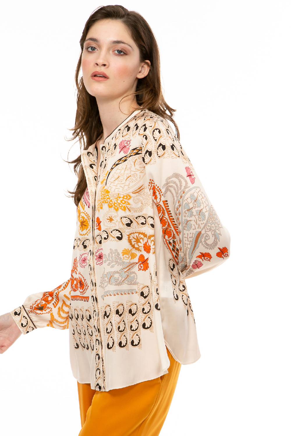 IVI GmbH BROCATE Bluse Sand