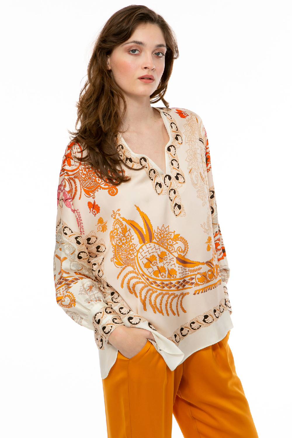 IVI GmbH BROCATE Tunika Sand