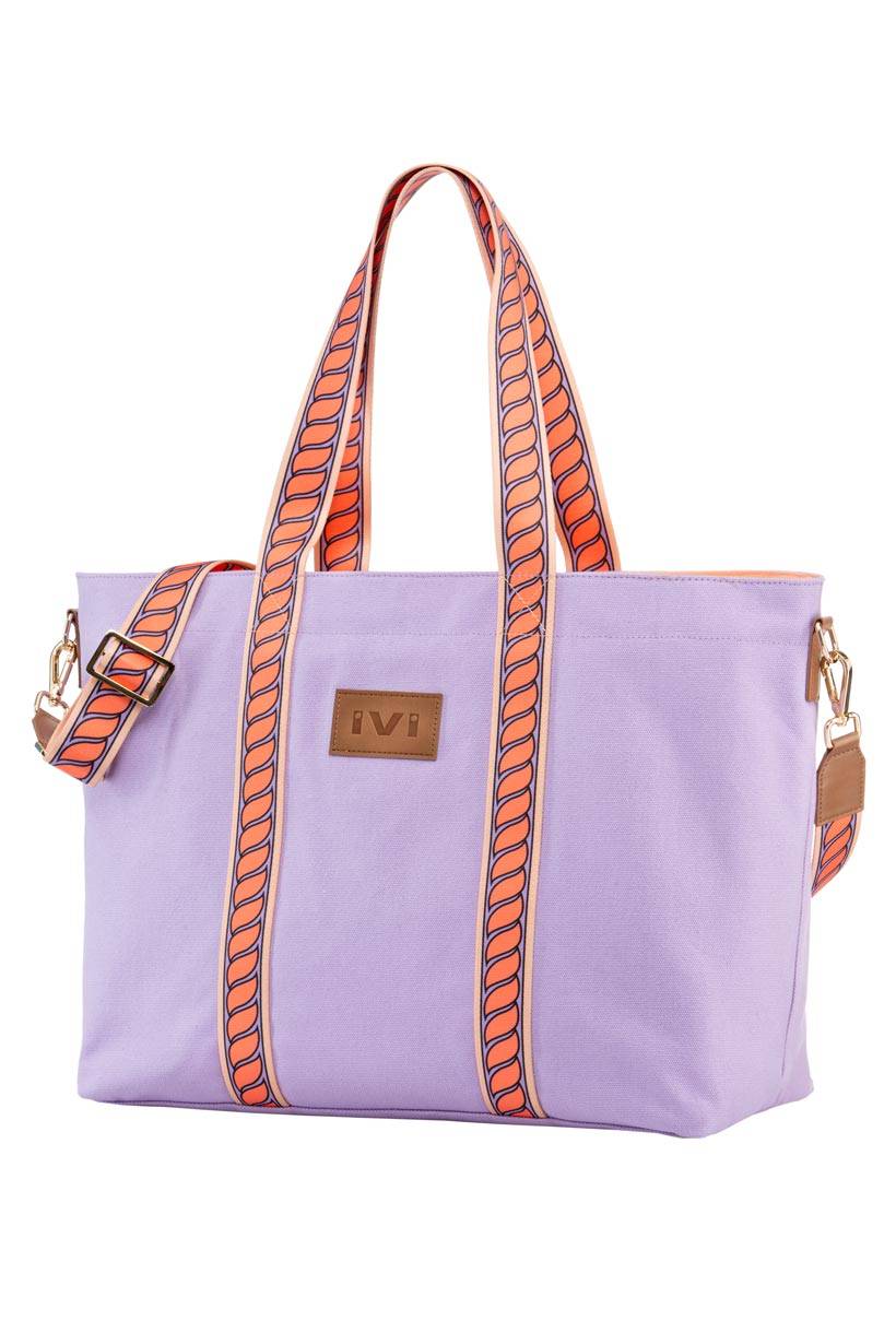 IVI GmbH CANVAS Shopper lavendel