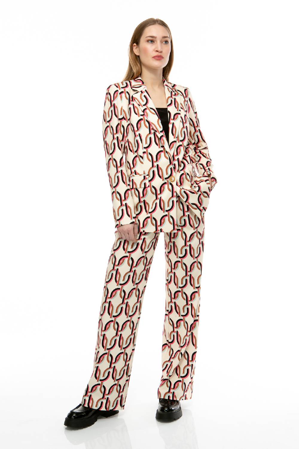 IVI GmbH CHAIN Jerseyblazer Sand