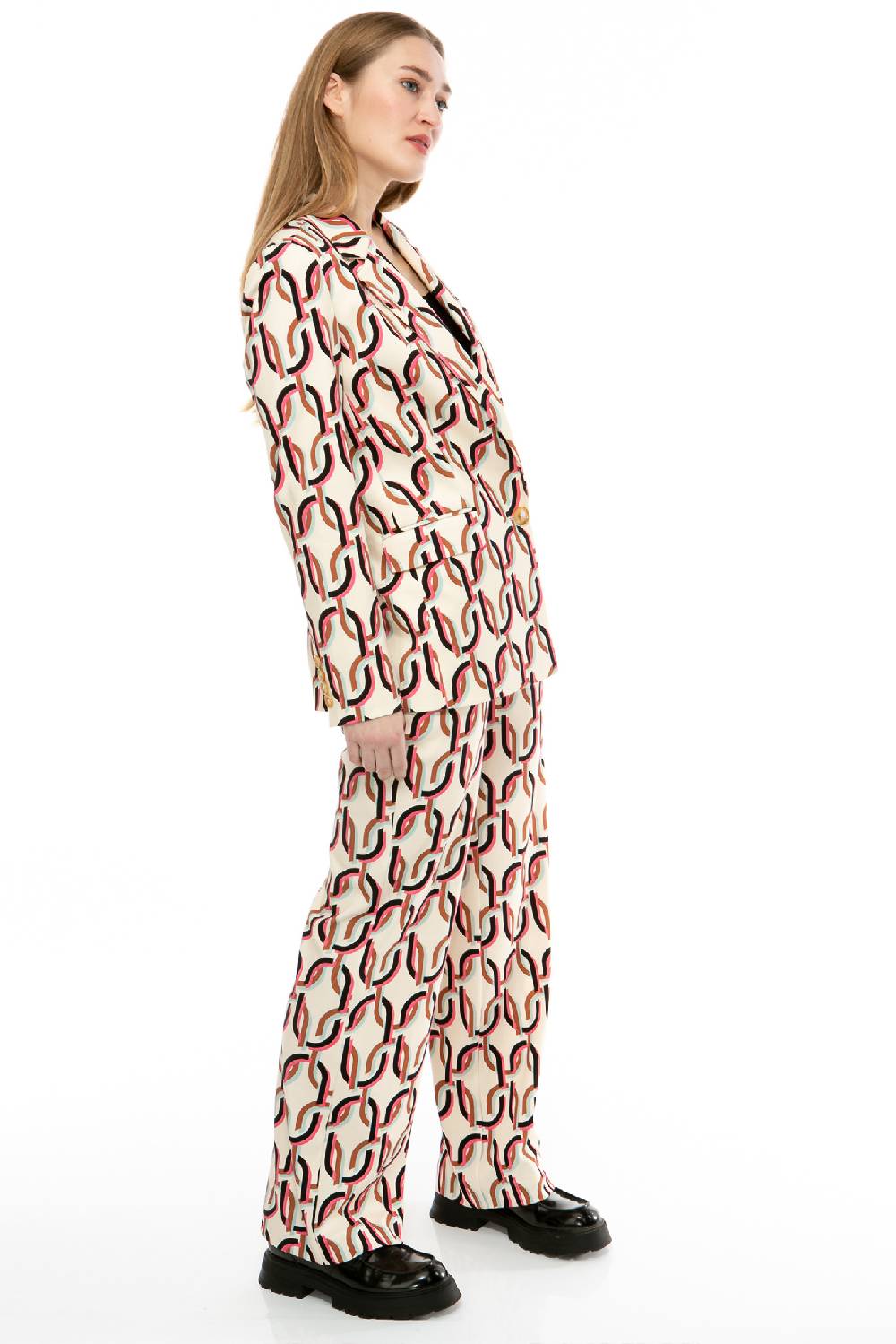 IVI GmbH CHAIN Jerseyblazer Sand