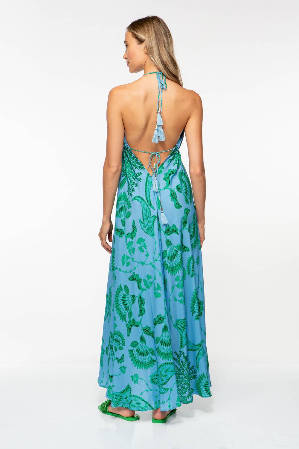 IVI GmbH CORAL FLOWER Maxikleid Mit Print Ocean