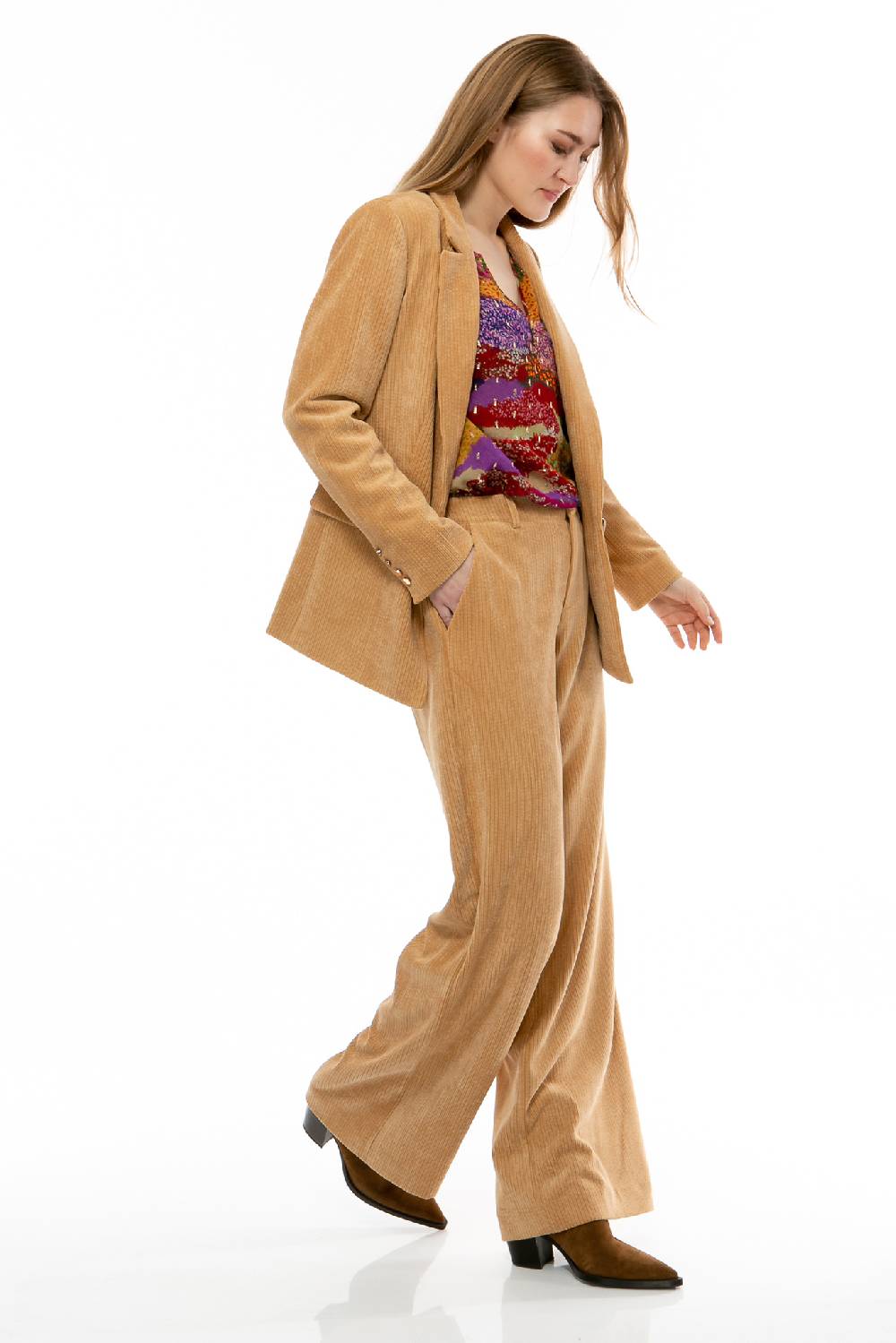 IVI GmbH CORDUROY Blazer Camel