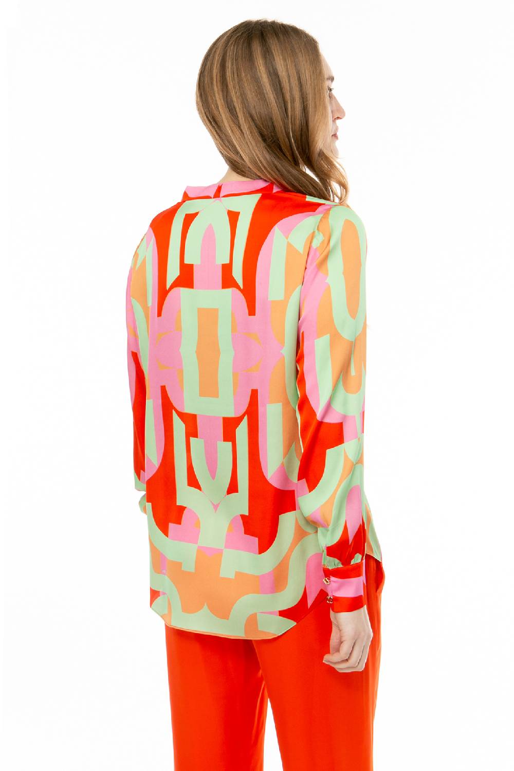 IVI GmbH DIGITAL LOVE Seidenbluse Lipstick