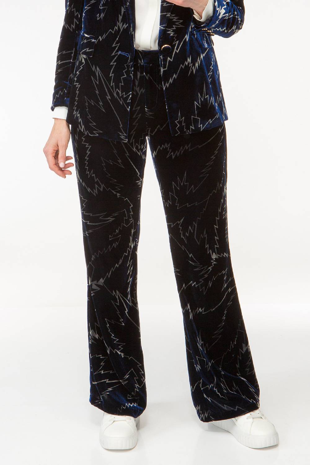 IVI GmbH FLASH Bedruckte Hose Aus Samt