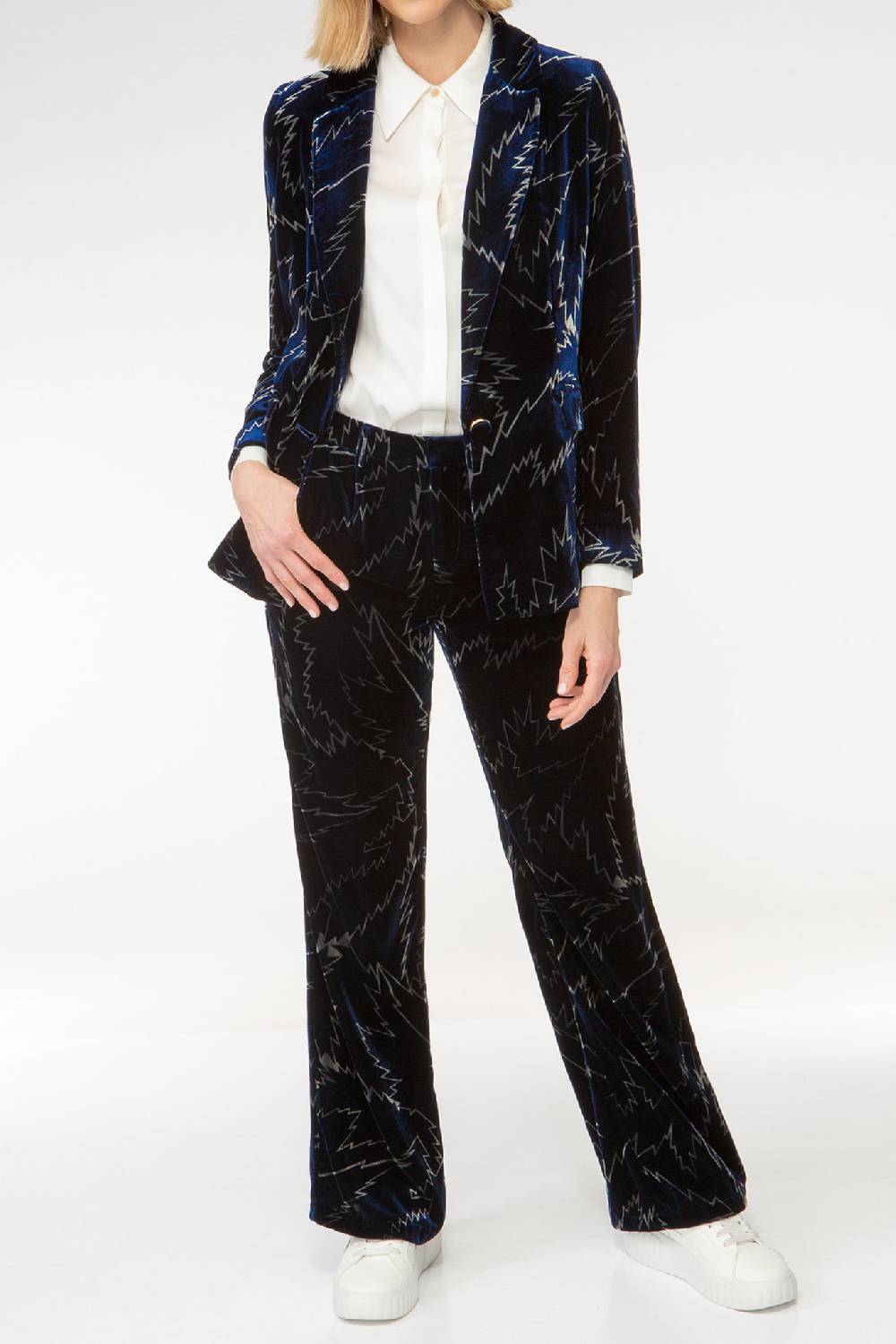 IVI GmbH FLASH Bedruckte Hose Aus Samt