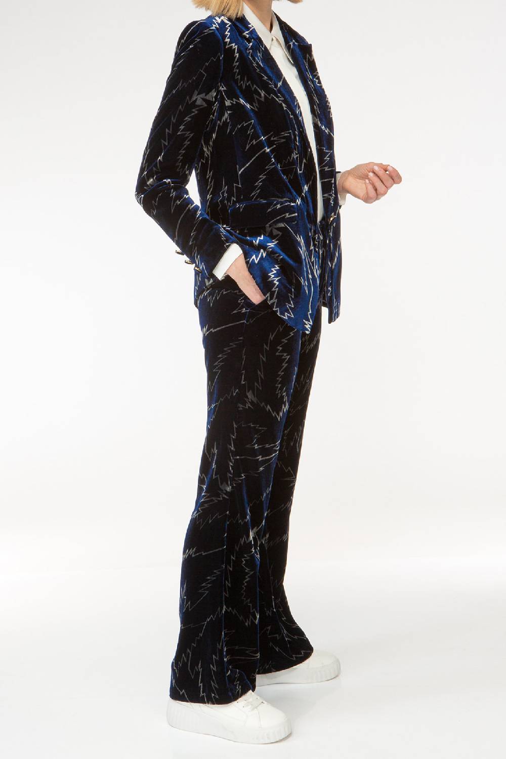 IVI GmbH FLASH Bedruckter Blazer Aus Samt