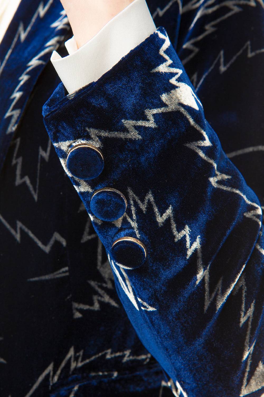 IVI GmbH FLASH Bedruckter Blazer Aus Samt