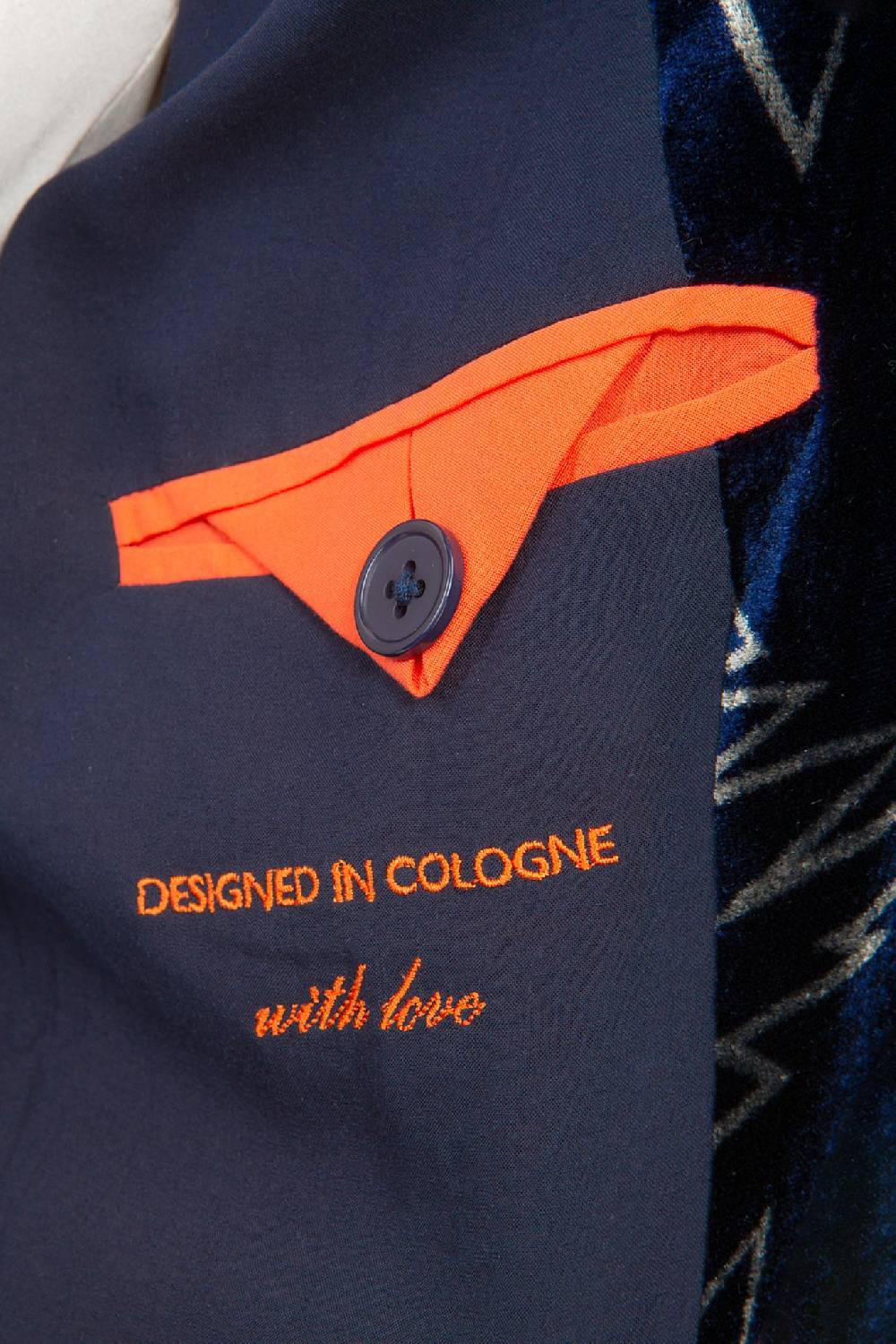 IVI GmbH FLASH Bedruckter Blazer Aus Samt