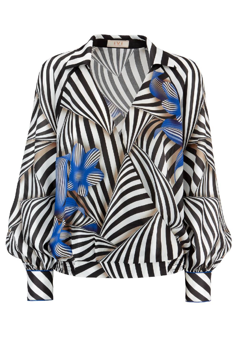 IVI GmbH FLORAL ILLUSION Wickelbluse