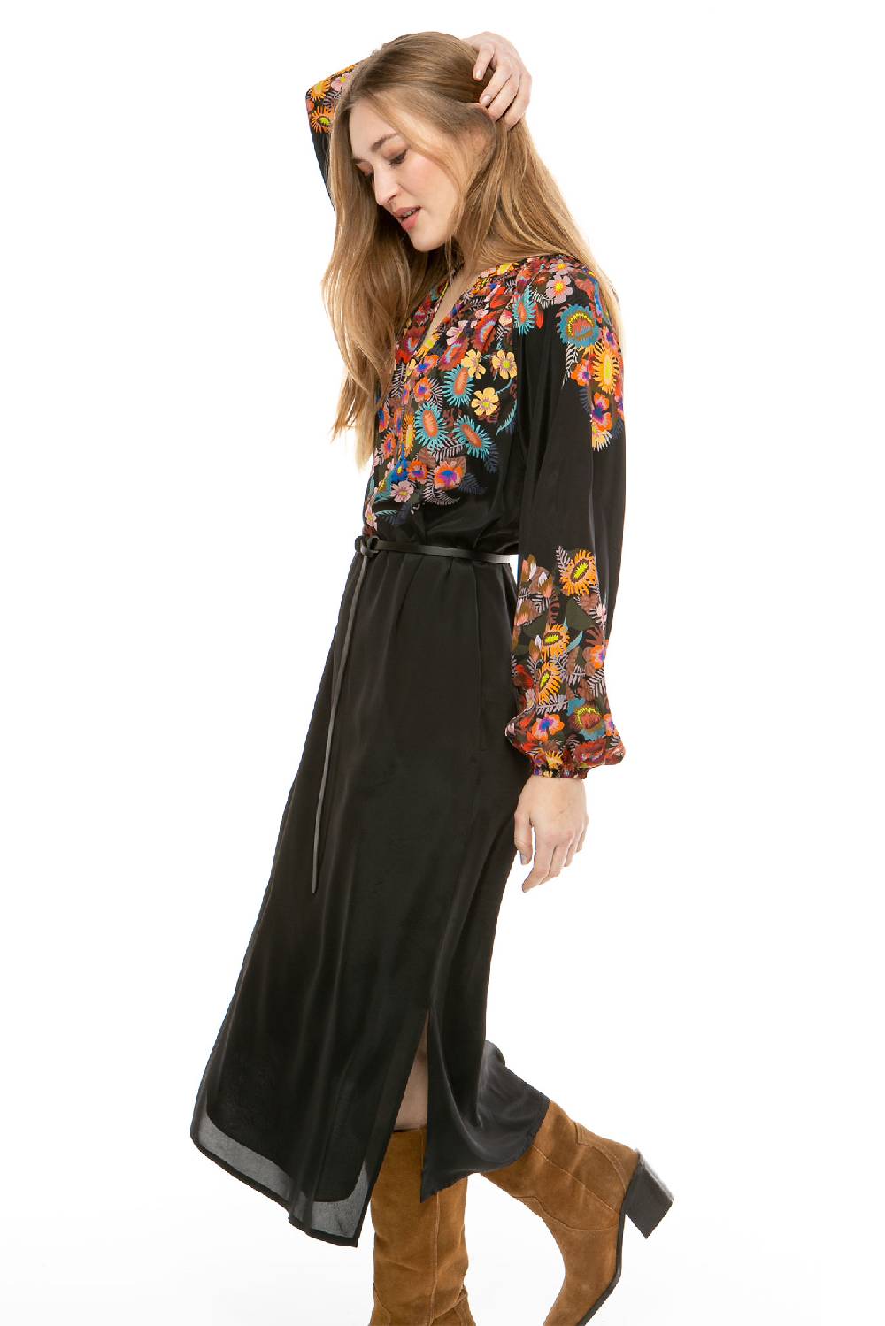 IVI GmbH FLOWER BALL Kleid Schwarz