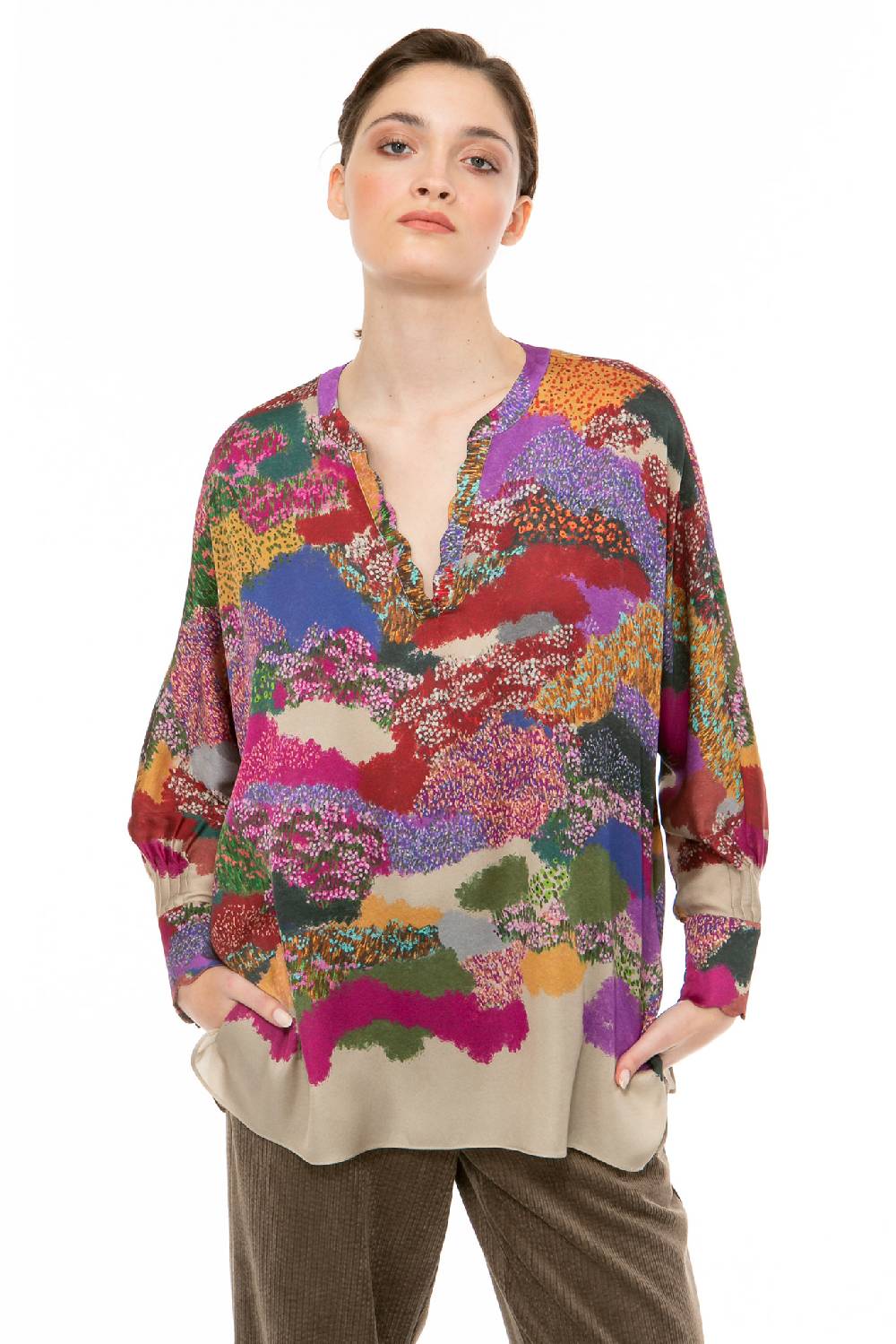 IVI GmbH FLOWER FIELDS Tunika Multicolor