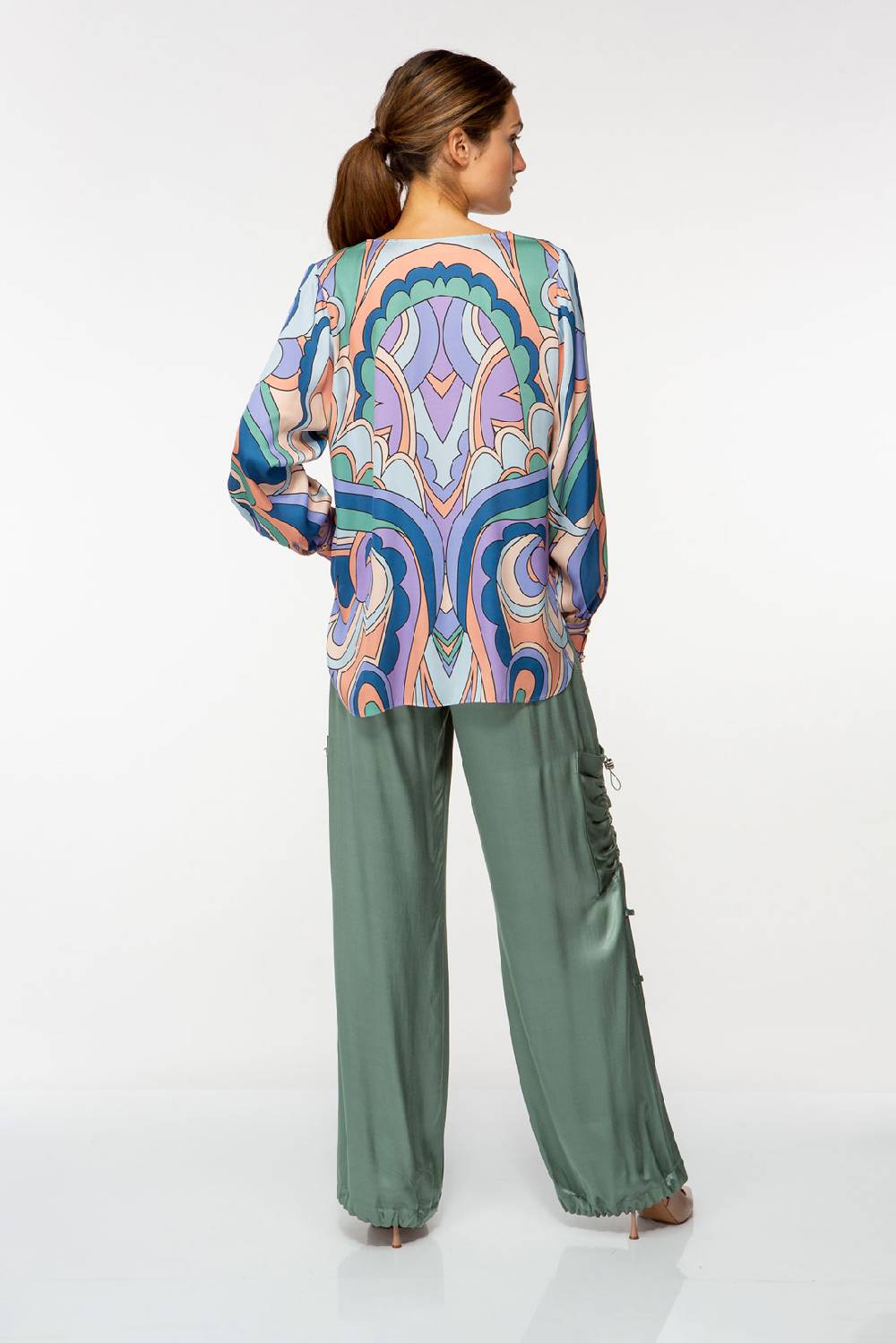 IVI GmbH GARDEN OF SPELLS Seidenbluse Lavendel