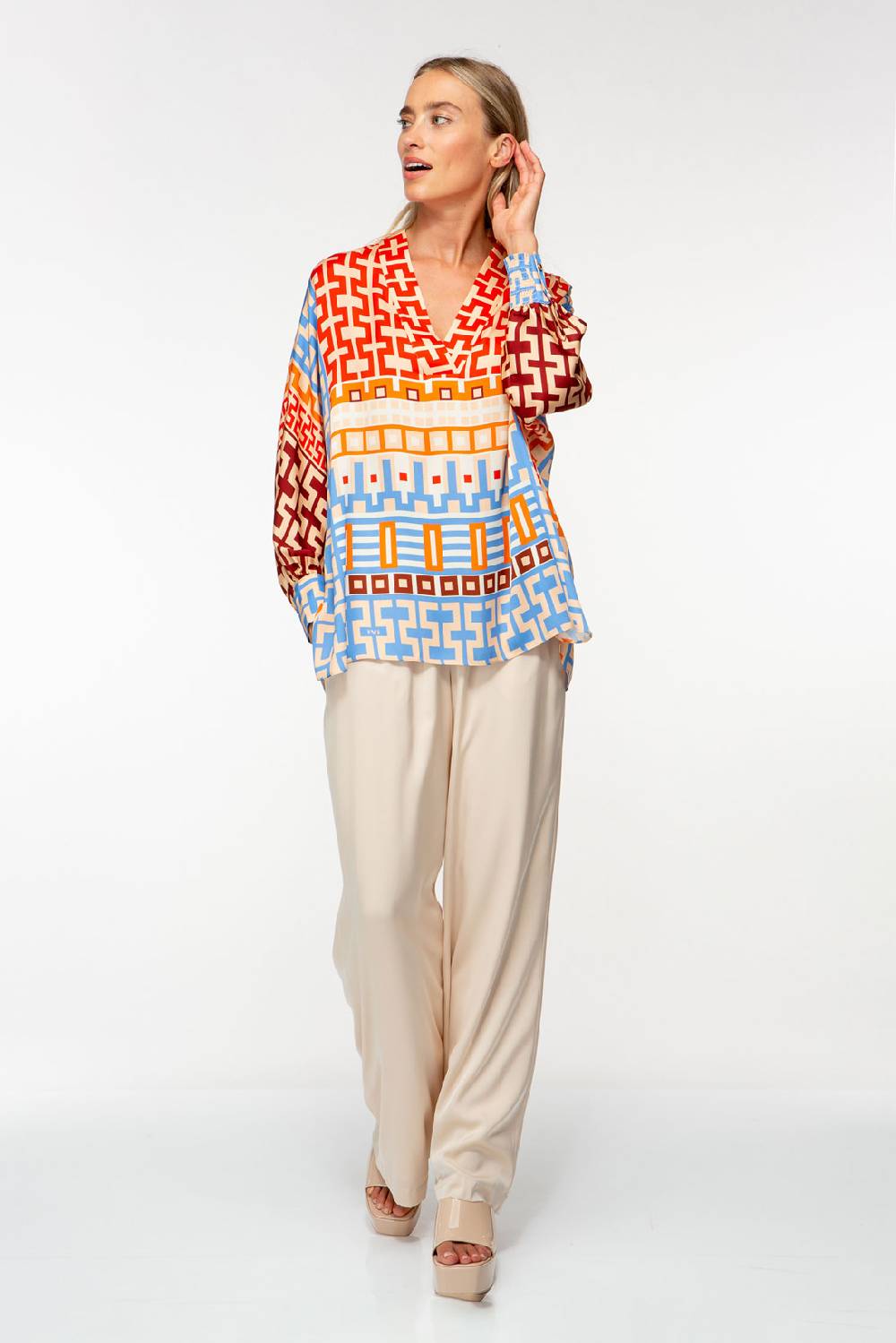 IVI GmbH GEOMETRICAL Tunika Multicolor