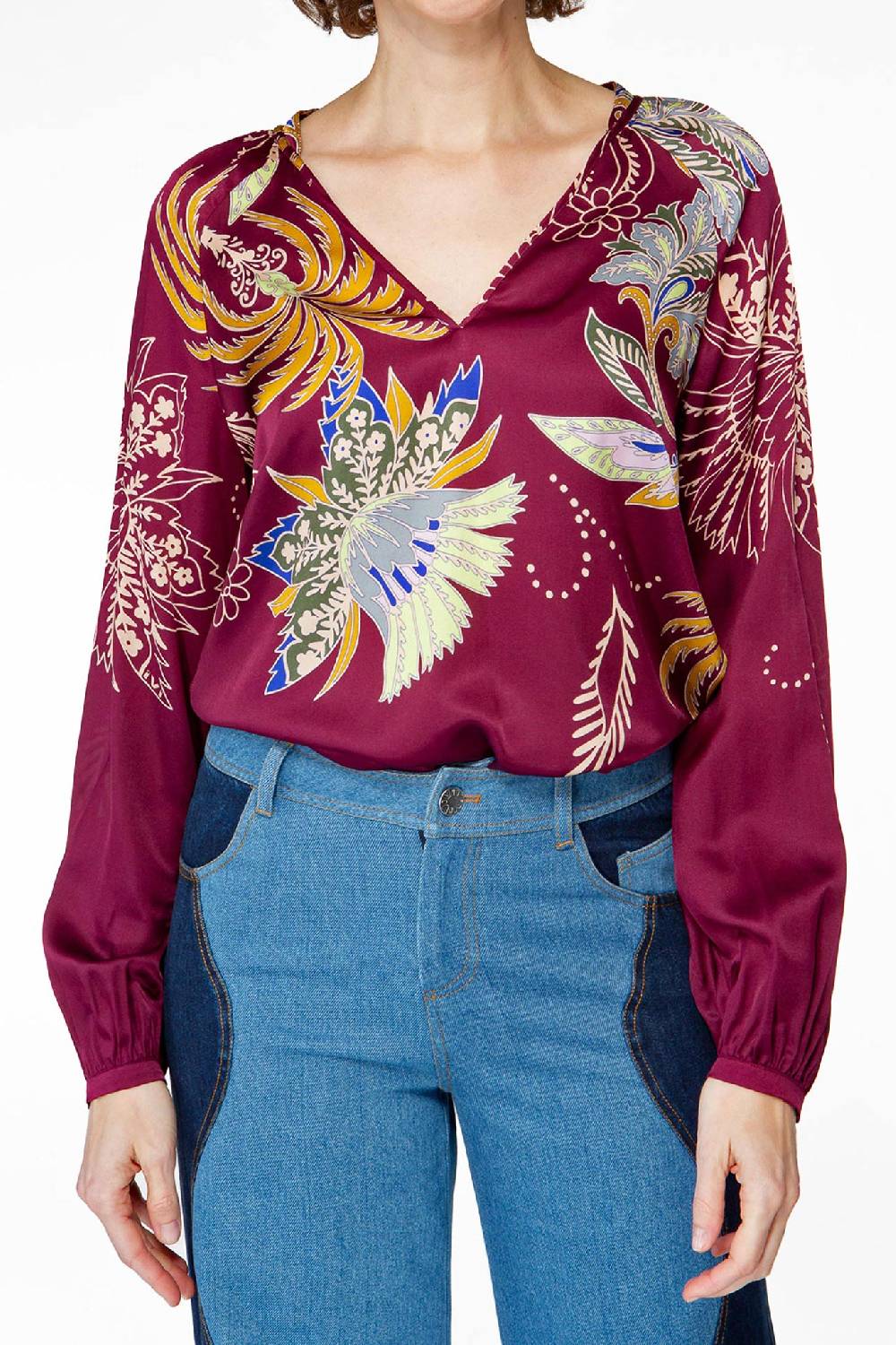 IVI GmbH GLAMOROUS Bluse Mit Cut Out