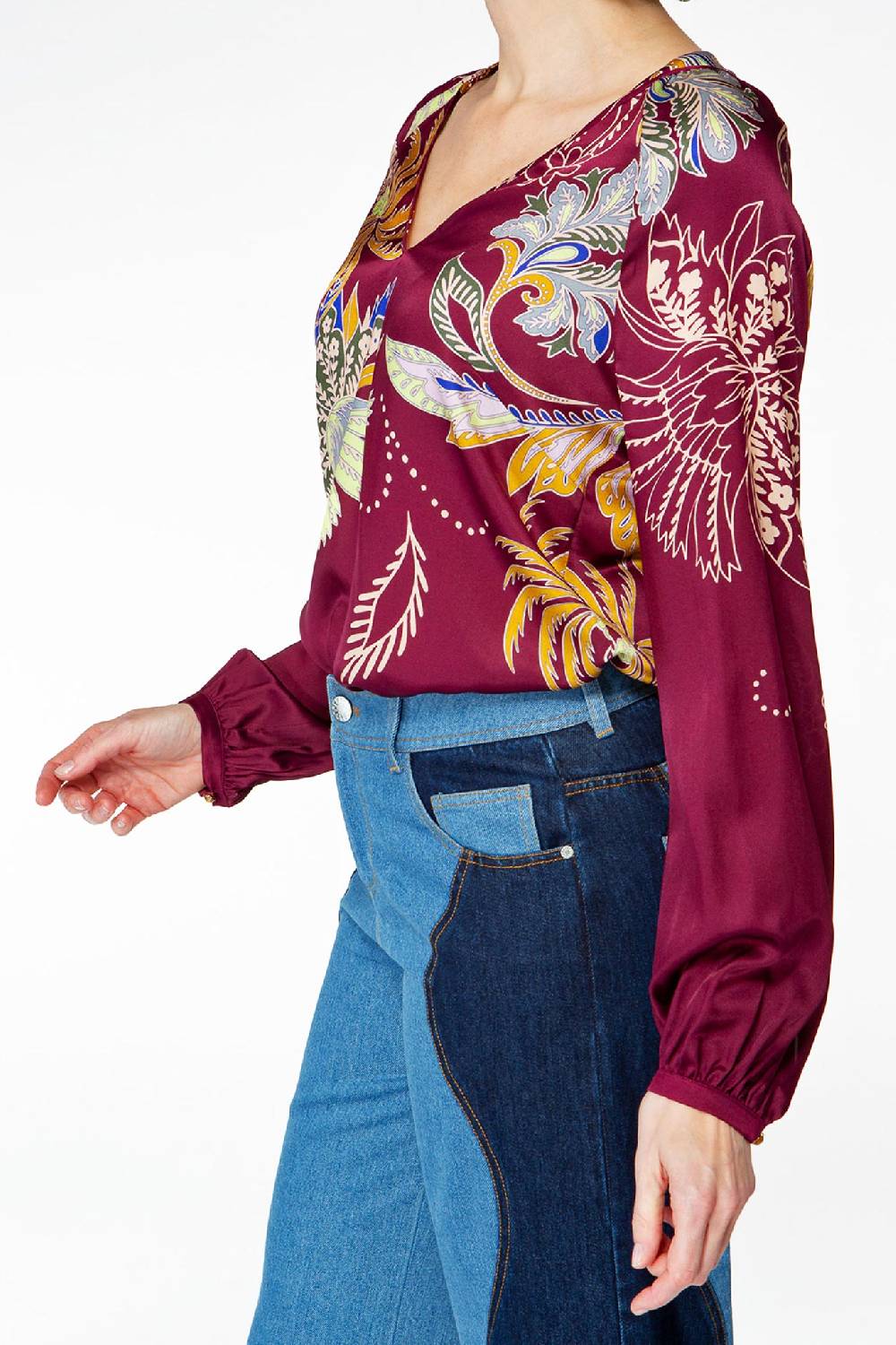 IVI GmbH GLAMOROUS Bluse Mit Cut Out