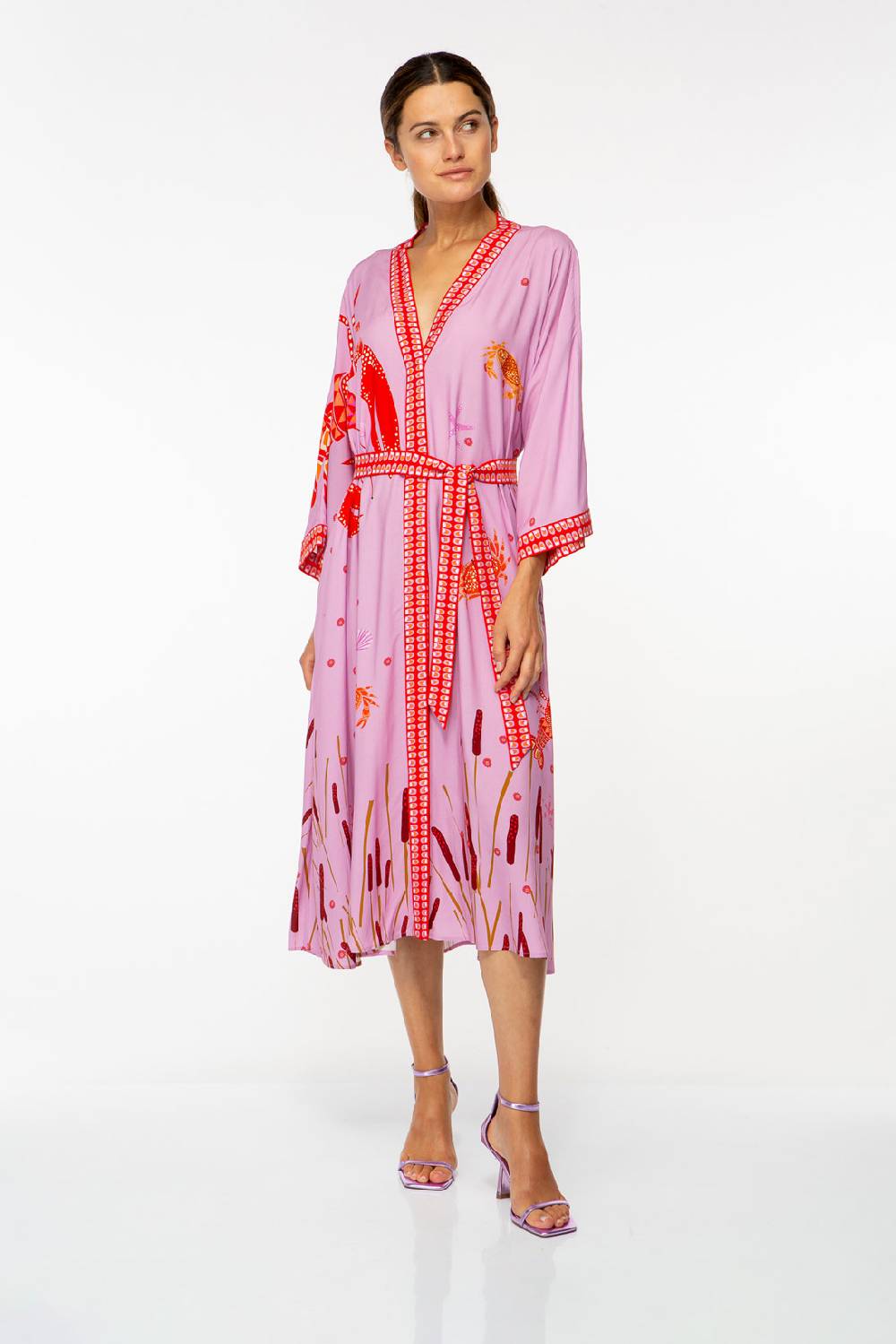 IVI GmbH LOBSTER Kaftankleid Pink