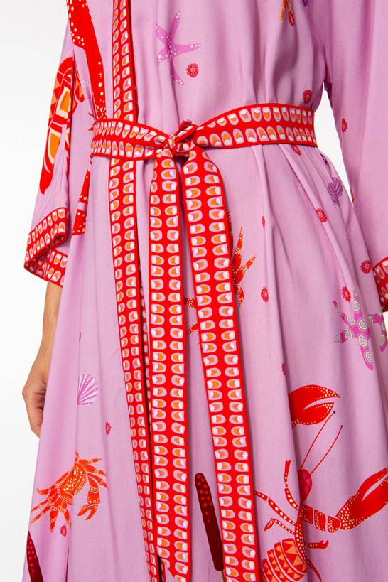 IVI GmbH LOBSTER Kaftankleid Pink
