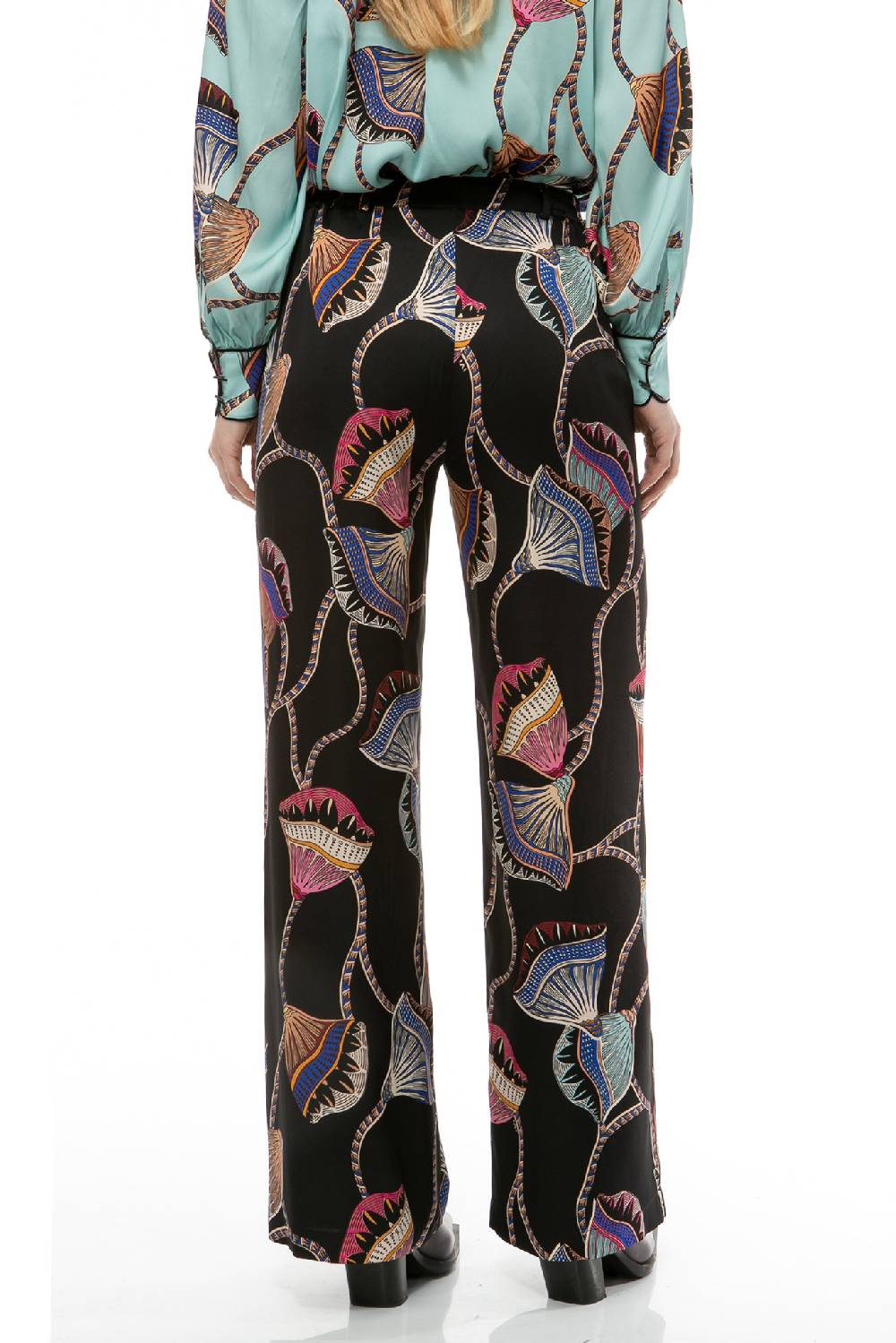 IVI GmbH LOTUS BLOSSOM Seidenhose Schwarz