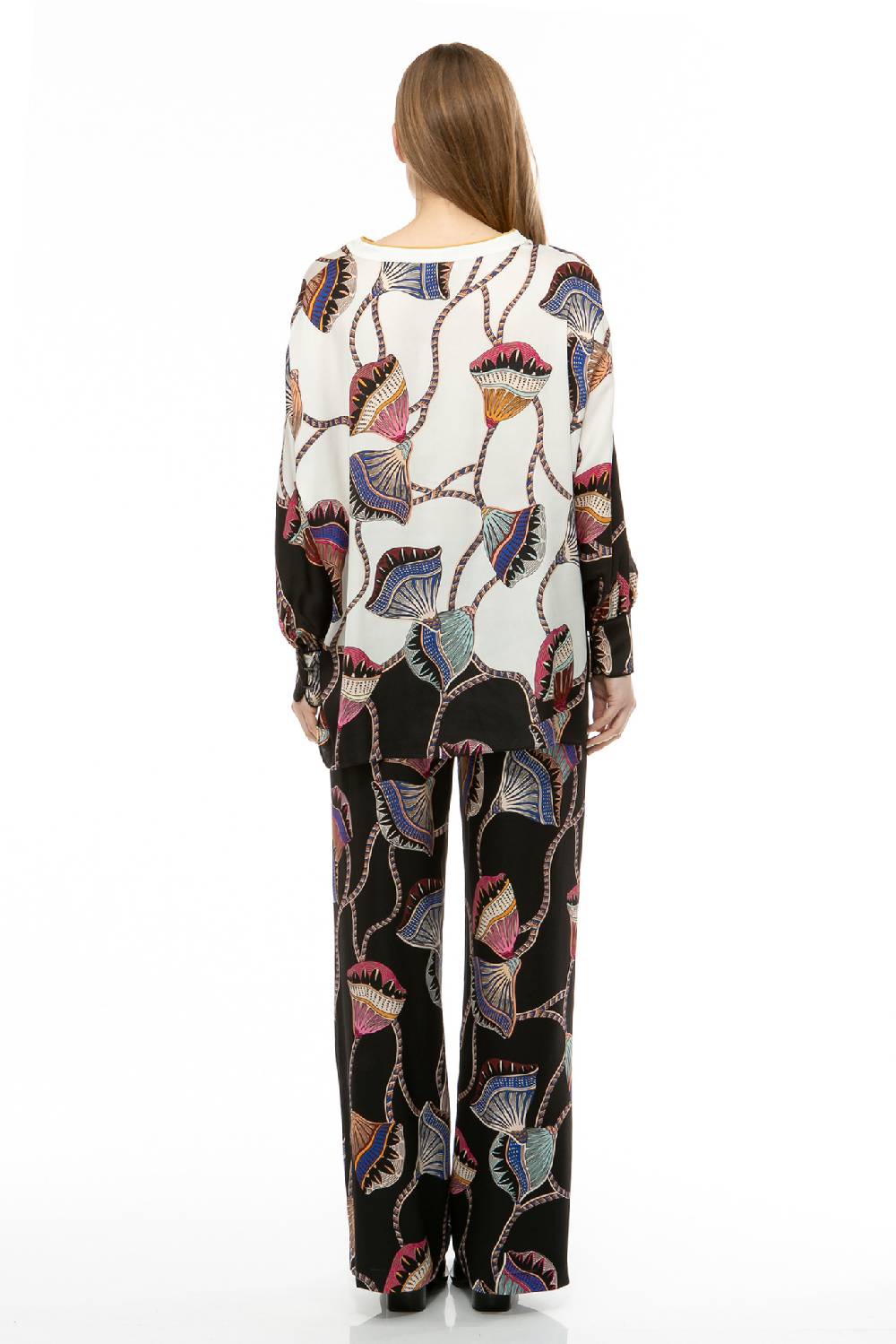 IVI GmbH LOTUS BLOSSOM Tunika Weiß