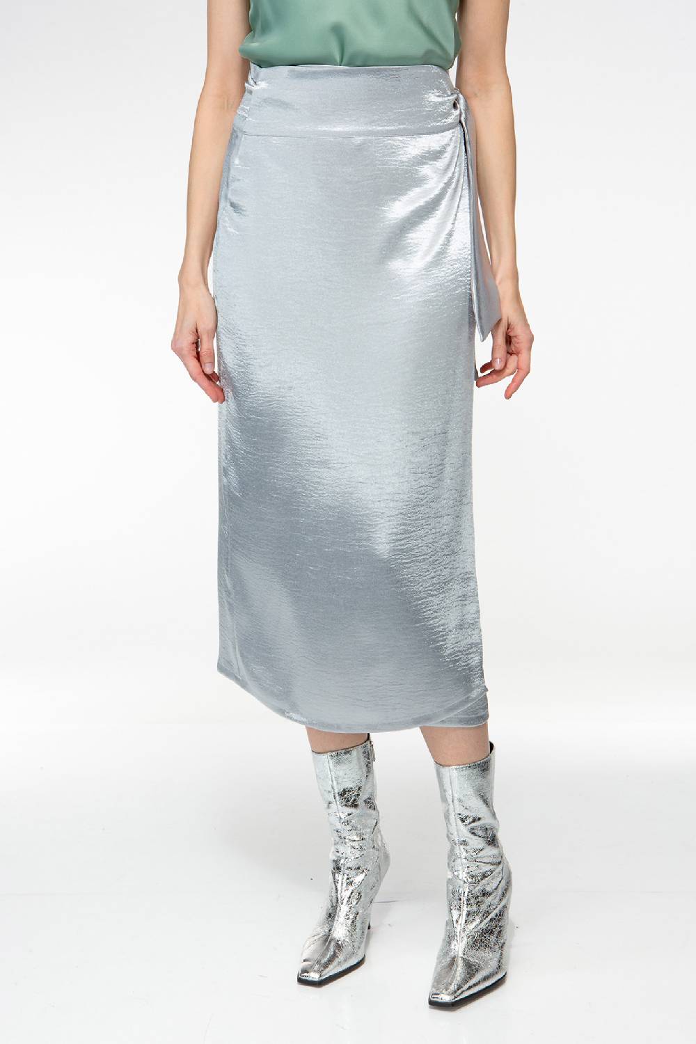 IVI GmbH METALLIC Wickelrock Silber