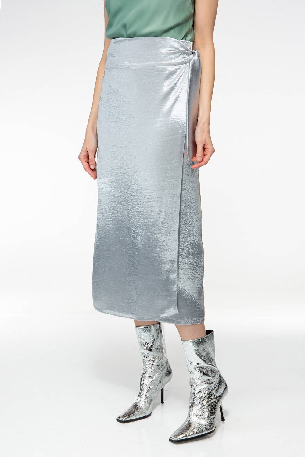 IVI GmbH METALLIC Wickelrock Silber