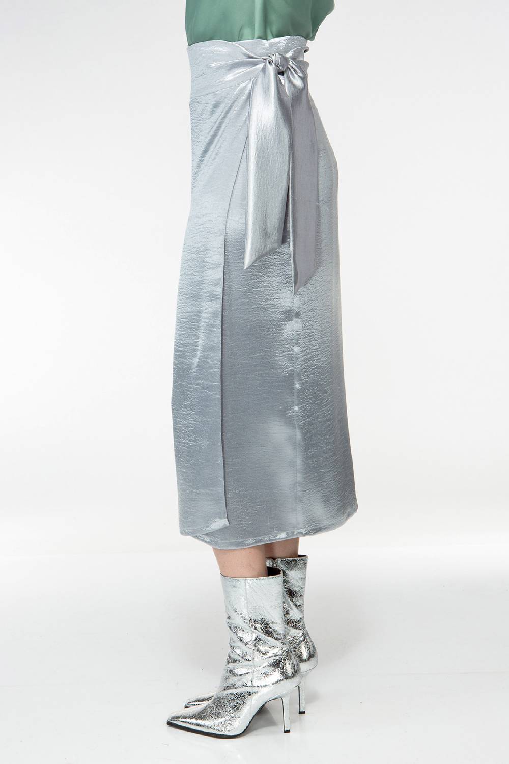 IVI GmbH METALLIC Wickelrock Silber