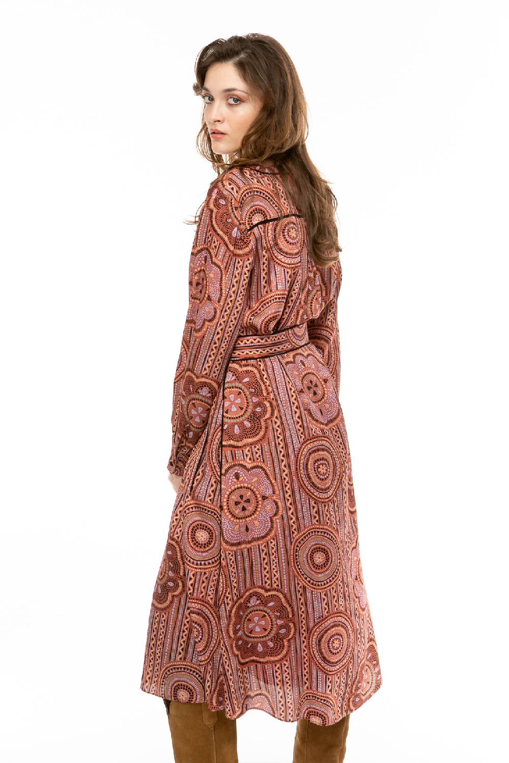 IVI GmbH MOSAIC Seidenkleid Lilac