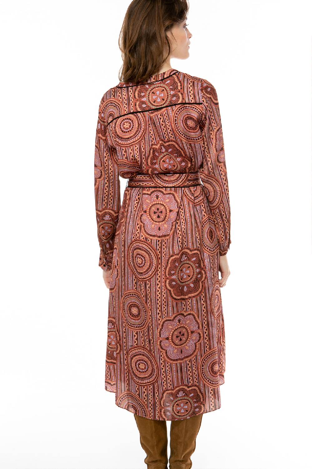 IVI GmbH MOSAIC Seidenkleid Lilac