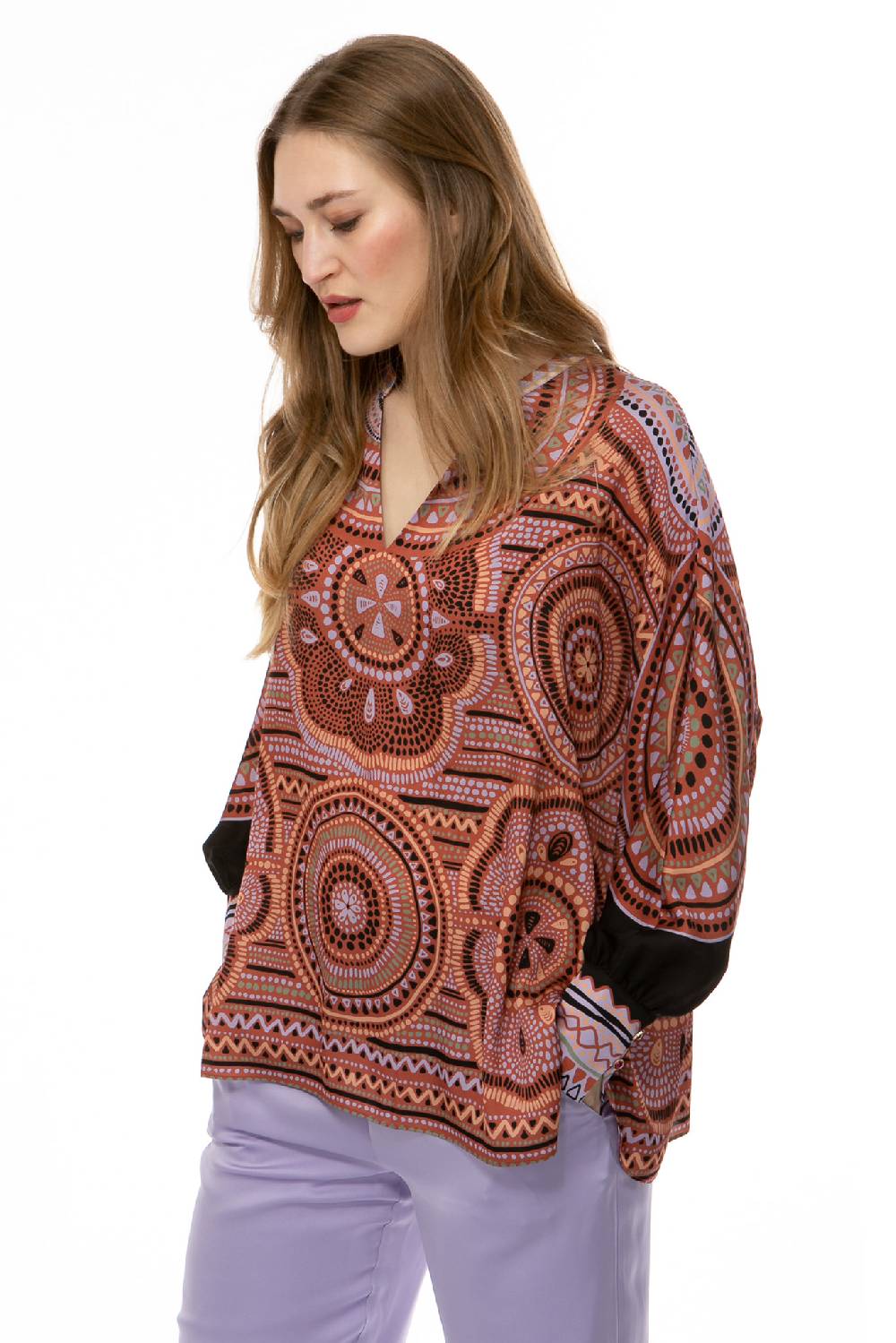 IVI GmbH MOSAIC Tunika Lila