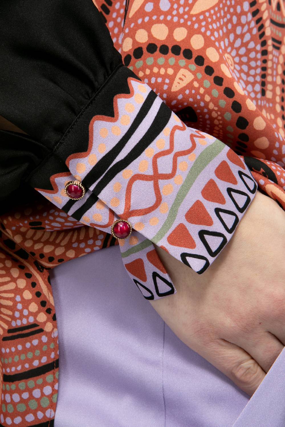 IVI GmbH MOSAIC Tunika Lila