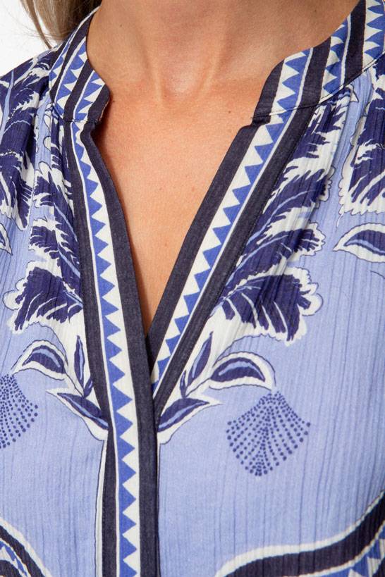 IVI GmbH ORIENTAL GARDENS Baumwollkleid Sky