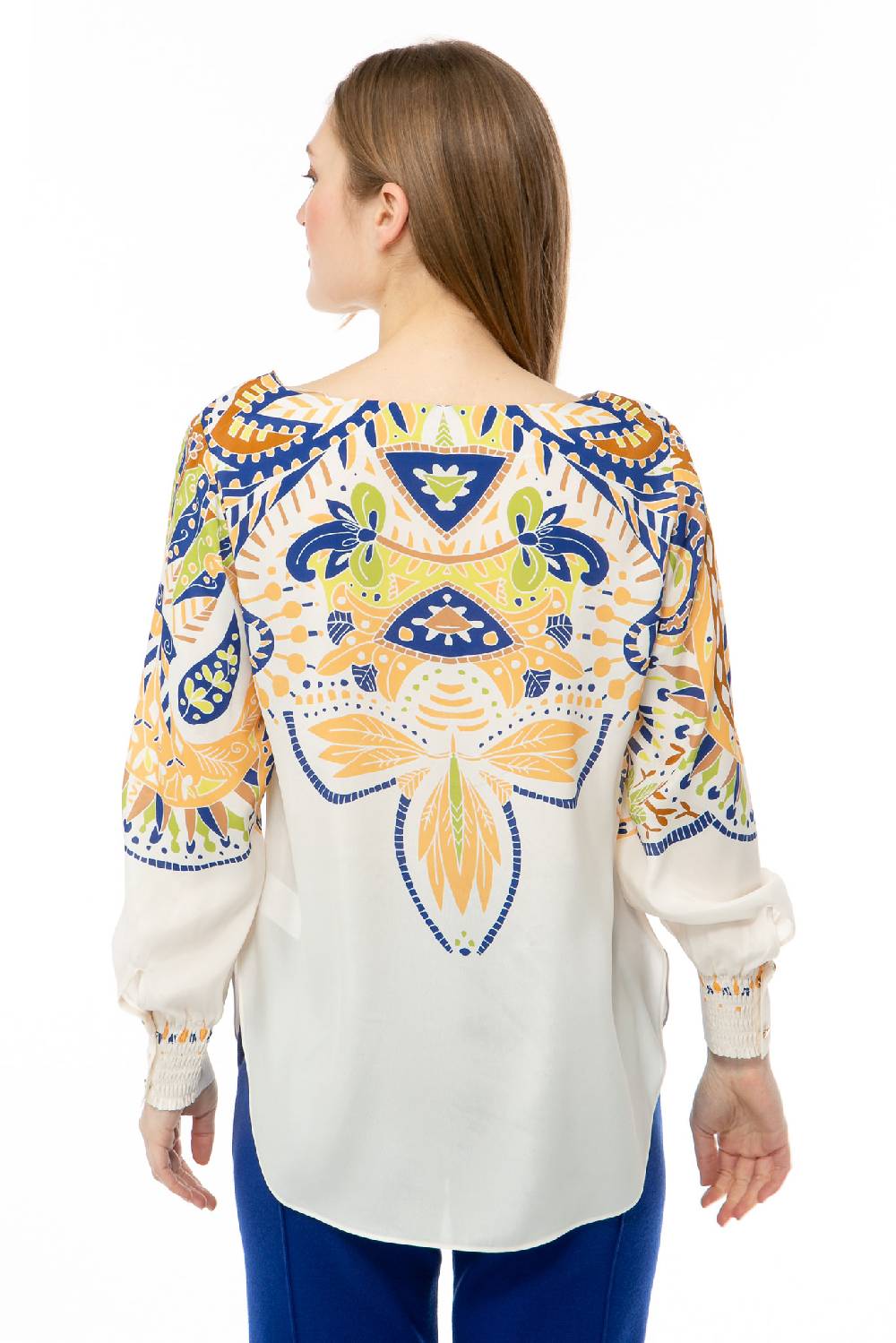 IVI GmbH PAISLEY Bluse Weiß