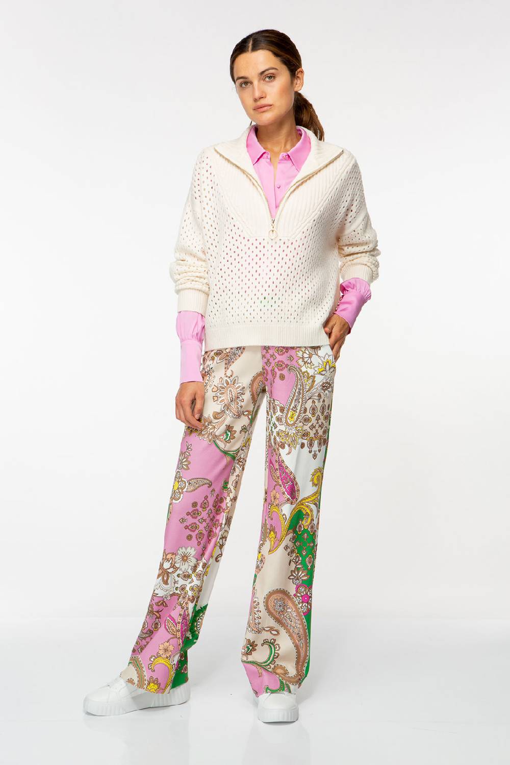 IVI GmbH PAISLEY Jersey Hose Multicolor