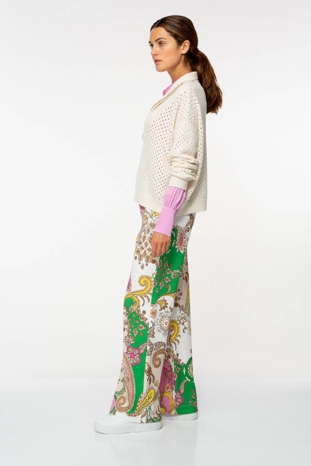 IVI GmbH PAISLEY Jersey Hose Multicolor