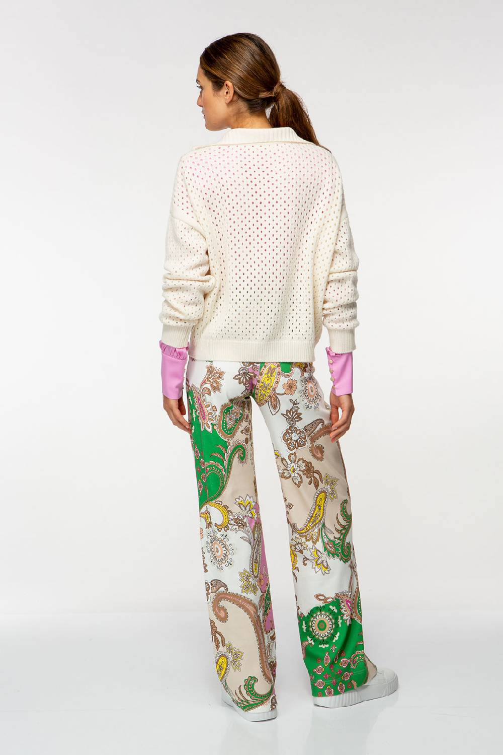 IVI GmbH PAISLEY Jersey Hose Multicolor