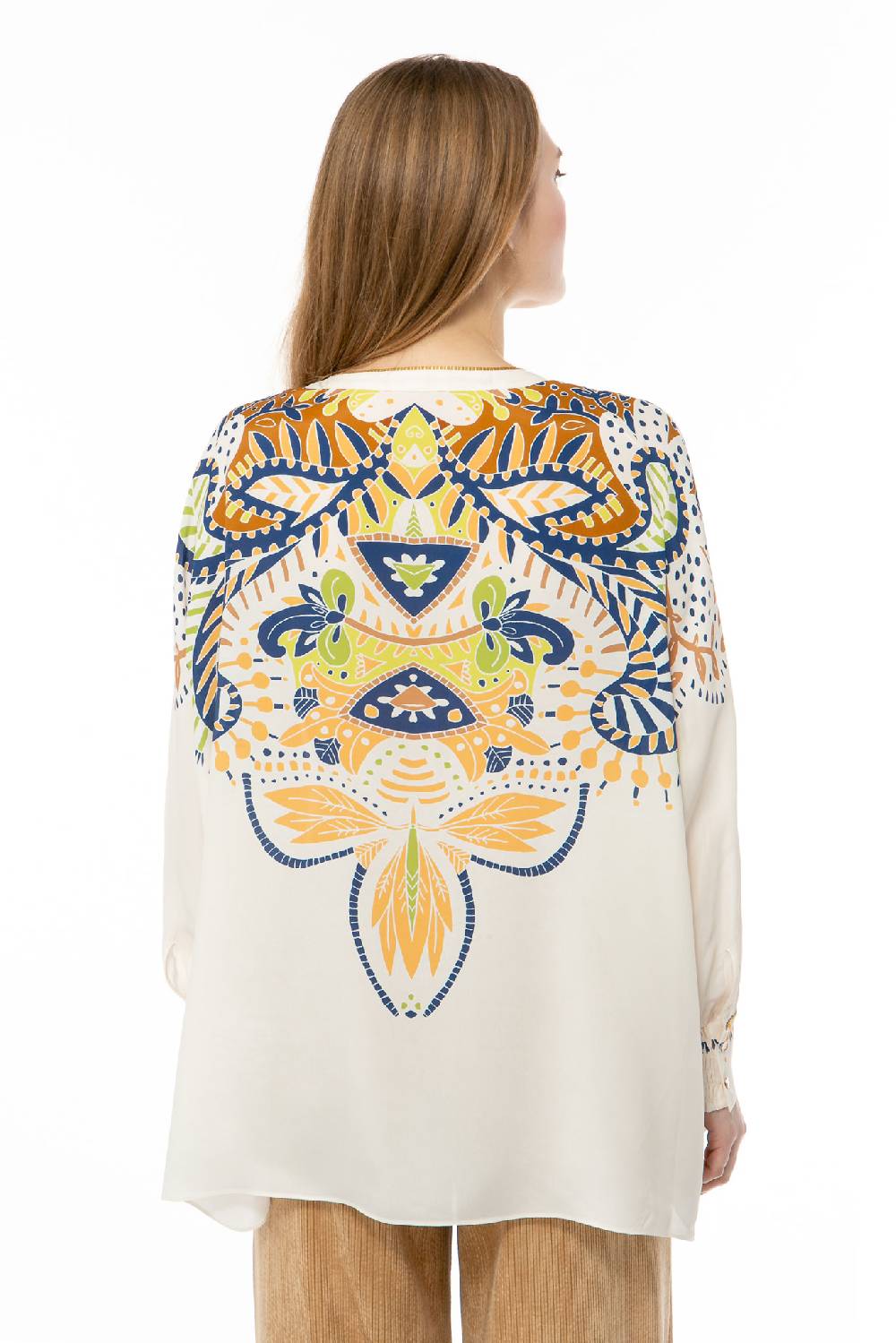 IVI GmbH PAISLEY Tunika Weiß
