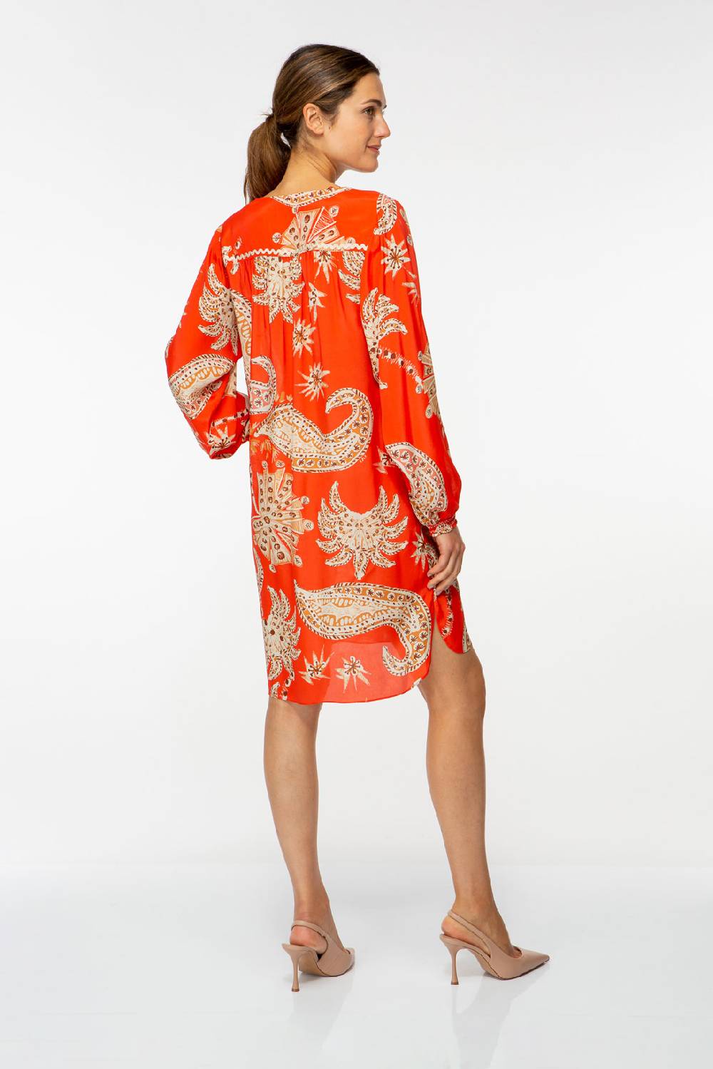 IVI GmbH PALM VIBES Minikleid Rot