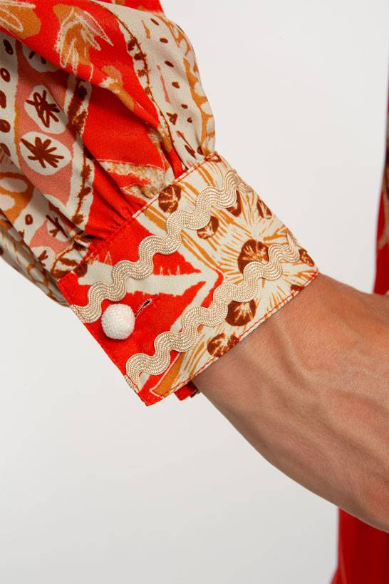 IVI GmbH PALM VIBES Tunika Rot